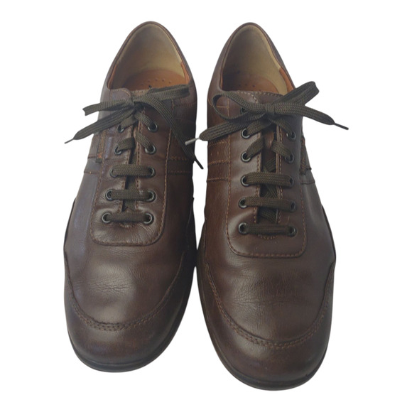 Mephisto Dark Brown Oxford Shoes Size 13 Lace Up Air Jet Sneaker Loafer Casual main image 11